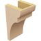 Ekena Millwork 5"W x 5"D x 10"H Wide Yorktown Rough Cedar Woodgrain TimberThane Corbel, Primed Tan CORUR05X05X10YORRCPR - alternate 4